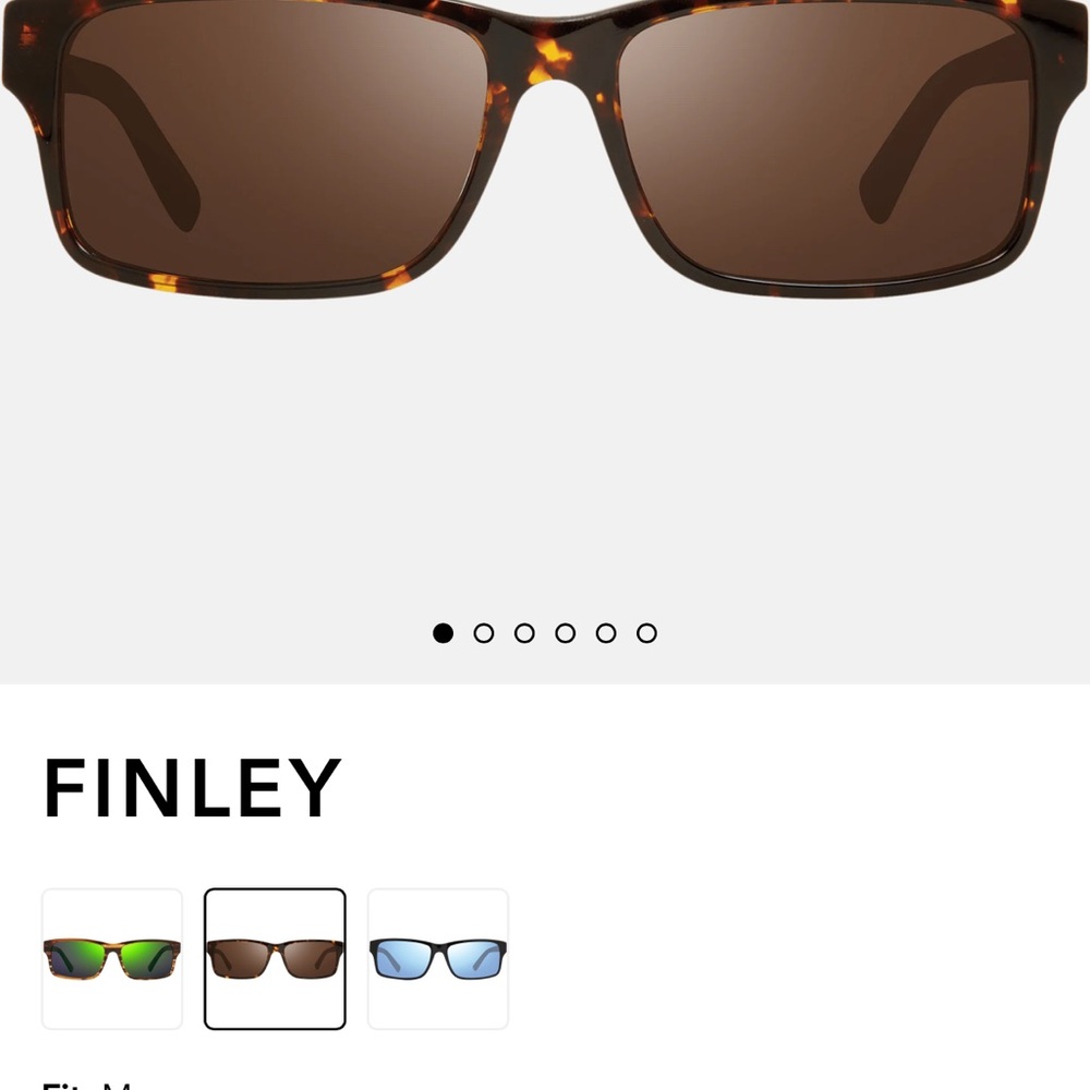 Revo Finley Tortoise Sunglasses with Brown Lenses hard case